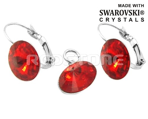 Sada Swarovski Crystals RED8097